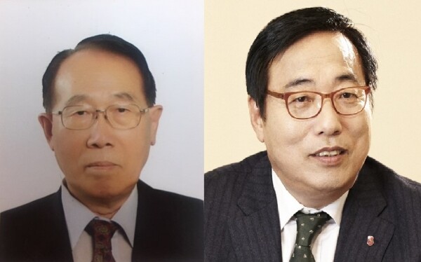 (왼쪽부터) 조장희, 유기풍 고려대 석좌교수 (사진: 고려대 제공)