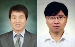 조선대 링크플러스사업단 부기철 교수(좌)와 경영학부 장용선 교수