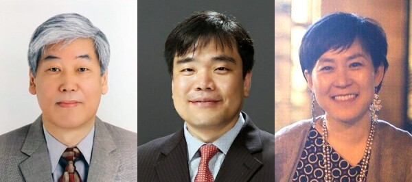 (왼쪽부터)김완민 명예교수, 이보고 교수, 권유리야 교수. (사진=부경대 제공)