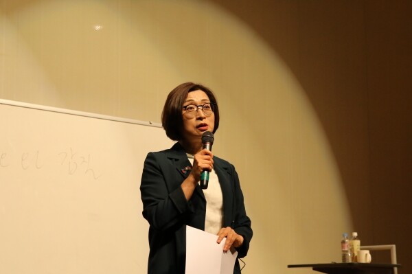 가천대학교(총장 이길여)의 대표적 교양강좌인 지성학 특강에 은수미 성남시장이 5월 2일 강사로 나서 ‘청년들에게 해주고 싶은 말’을 주제로 강의를 했다. (사진: 가천대 제공)