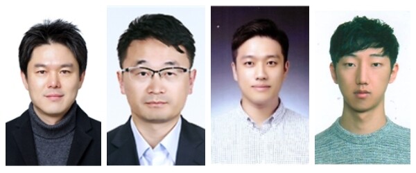 이원영 교수, 변도영 교수, 박사과정 최민기 씨, 박사과정 황상연 씨