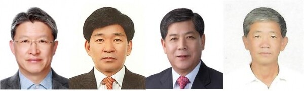 (왼쪽부터)김택동 레이크투자자문(주) 대표이사, 전상구 (주)동산 대표이사, 조성제 한국비철(주) 대표이사, 한만규 일샷다 대표이사