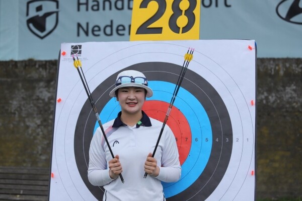 여자 양궁 세계랭킹 1위 강채영(경희대 스포츠지도학과 15학번) 선수