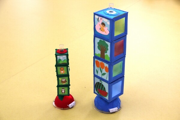 경복대학교 아동상담보육과는 11월 8일 첨단 전자회로기술이 접목된 ‘영유아의 창의력 및 인지능력을 향상시키기 위한 큐브형 퍼즐교구(출원번호 10-2019-0142793)’를 제작, 국내 최초로 특허 출원했다. (사진: 경복대 제공)