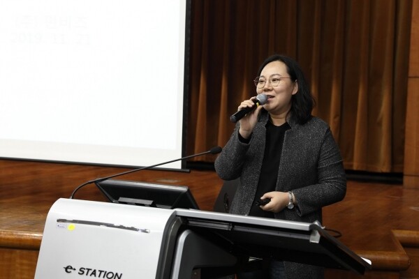 서울여자대학교(총장 전혜정) 산학협력단은 11월 21일 오후 3시 서울시 노원구 서울여대 바롬인성교육관 국제회의실에서 펀비즈 최영 대표를 초청해 ‘목표가 있는 열정’을 주제로 특강을 개최했다. (사진: 서울여대 제공)