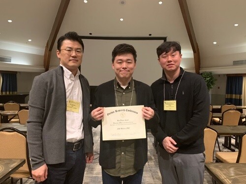 서울대학교 김호영 교수, 신범준 박사과정, 최문경 석사과정 (사진: 서울대 제공)
