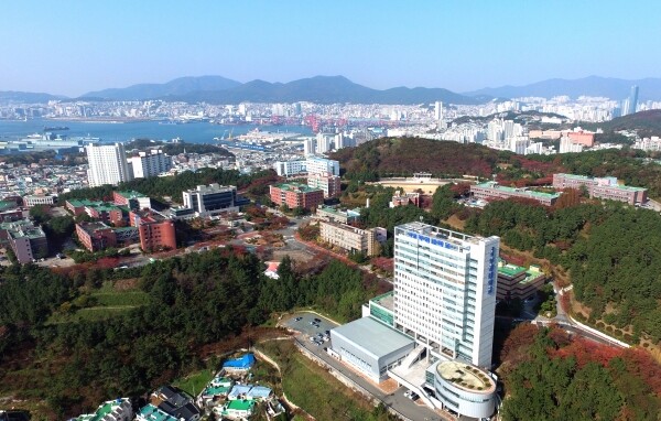 부경대 용당캠퍼스(드래곤밸리) 전경.
