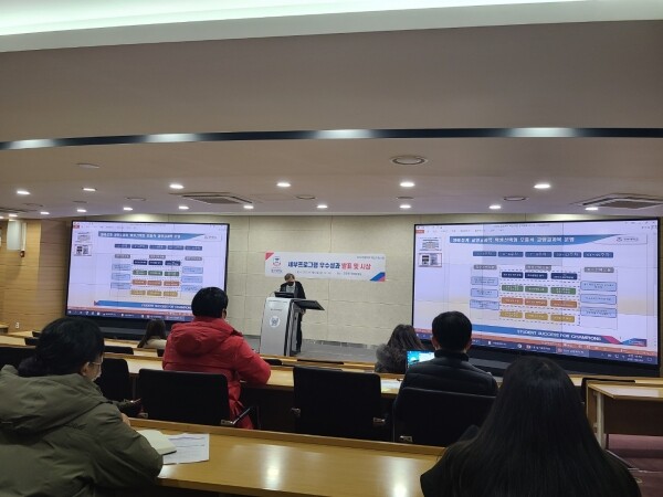 경복대학교 혁신지원사업단은 지난 3일 2020학년도 혁신지원사업 프로그램 우수성과 발표회를 가졌다. 사진=경복대 제공