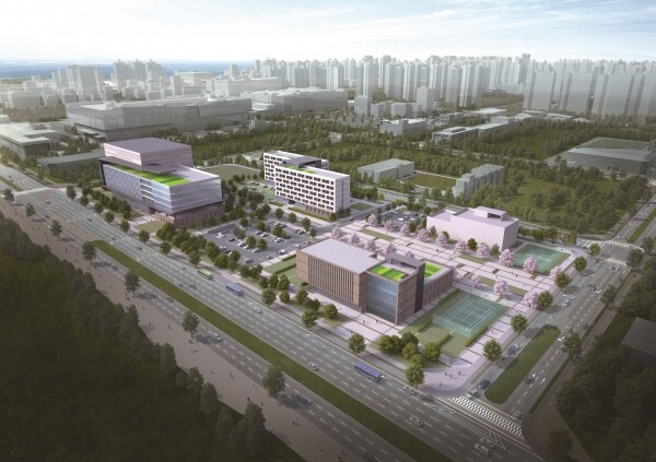 한국외대 송도캠퍼스 조감도. 사진=한국외대 제공