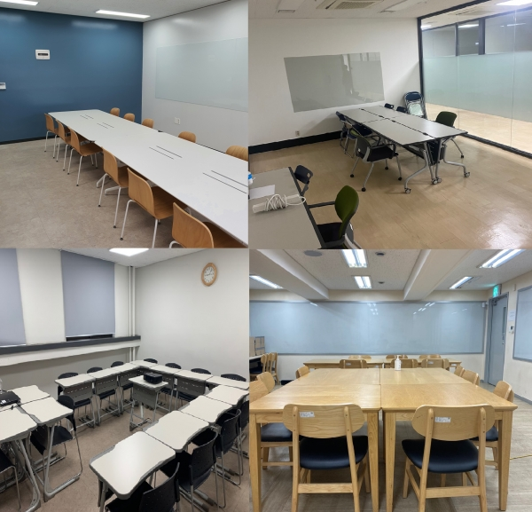 경희대학교 미래혁신원 창업지원단 창업보육센터(서울)가 중소벤처기업부가 주관한 ‘온라인 공동활용 화상회의실 구축사업’에 선정됐다. 사업 선정으로 창업보육센터는 총 4천만원을 지원받아 3월 중 4개의 화상회의실을 구축한다. 사진은 향후 화상회의실로 재탄생할 공간의 모습. 사진=경희대 제공