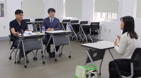 대구대 대입정보박람회 모의면접 모습. 사진=대구대 제공