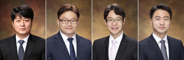 이상민 교수 연구팀(좌로부터 이상민, 김승한, 남우철, 이기욱 교수). 사진=중앙대 제공