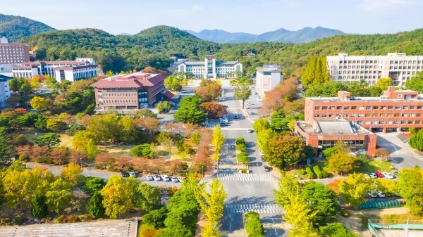 동국대 경주캠퍼스 전경.