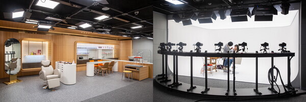 ‘실감형 콘텐츠 제작 시스템(VX, Virtual eXperience)'이 구축된 최신 아트 테크 스튜디오(ART TECH STUDIO)전경. 사진=서울사이버대 제공