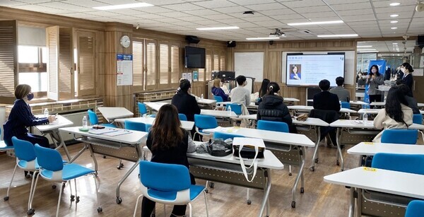 호남대 항공서비스학과는 지난 1일 수시 합격자와 예비 합격자를 대상으로 간담회를 실시했다. 간담회 현장 모습. 사진=호남대 제공