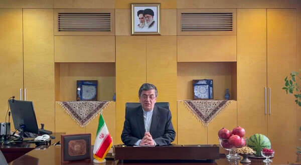 축사를 전하는 사이드 바담치 샤베스타리 이란 대사. 사진=한국외대 제공