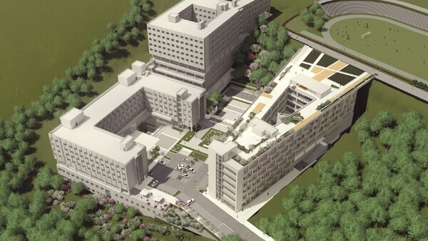 가천대 AI공학관, 제3학생생활관 조감도. 사진=가천대 제공