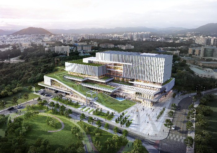 강원대 캠퍼스 혁신파크 허브동 조감도. 자료=강원대 제공