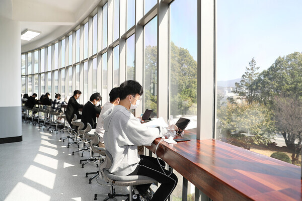 부산대 인문관 틈새학습공간 전경. 사진=부산대 제공