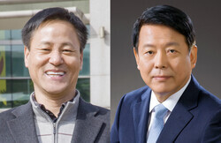 인하대 최승복(왼쪽) 기계공학과 명예교수와 김광용 기계공학과 명예교수. 사진=인하대 제공