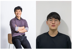 김기재(왼쪽) 교수와 박사과정 박보근 씨. 사진=건국대 제공