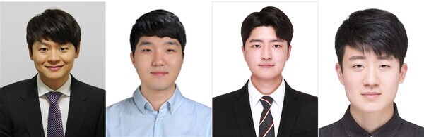 왼쪽부터 유승호 고려대 교수(교신저자), 김두호 경희대 교수(교신저자), 박성준 고려대 석박통합과정(제1저자), 이재운 고려대 석사과정(제1저자).