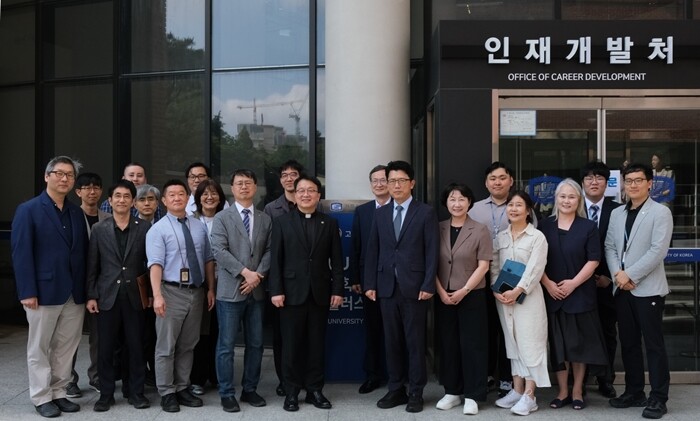 가톨릭대, ‘대학일자리플러스센터’ 현판식