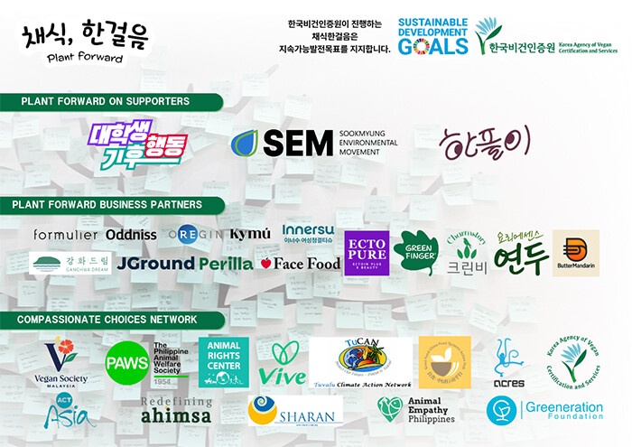 한국비건인증원, 대학생 서포터즈와 함...